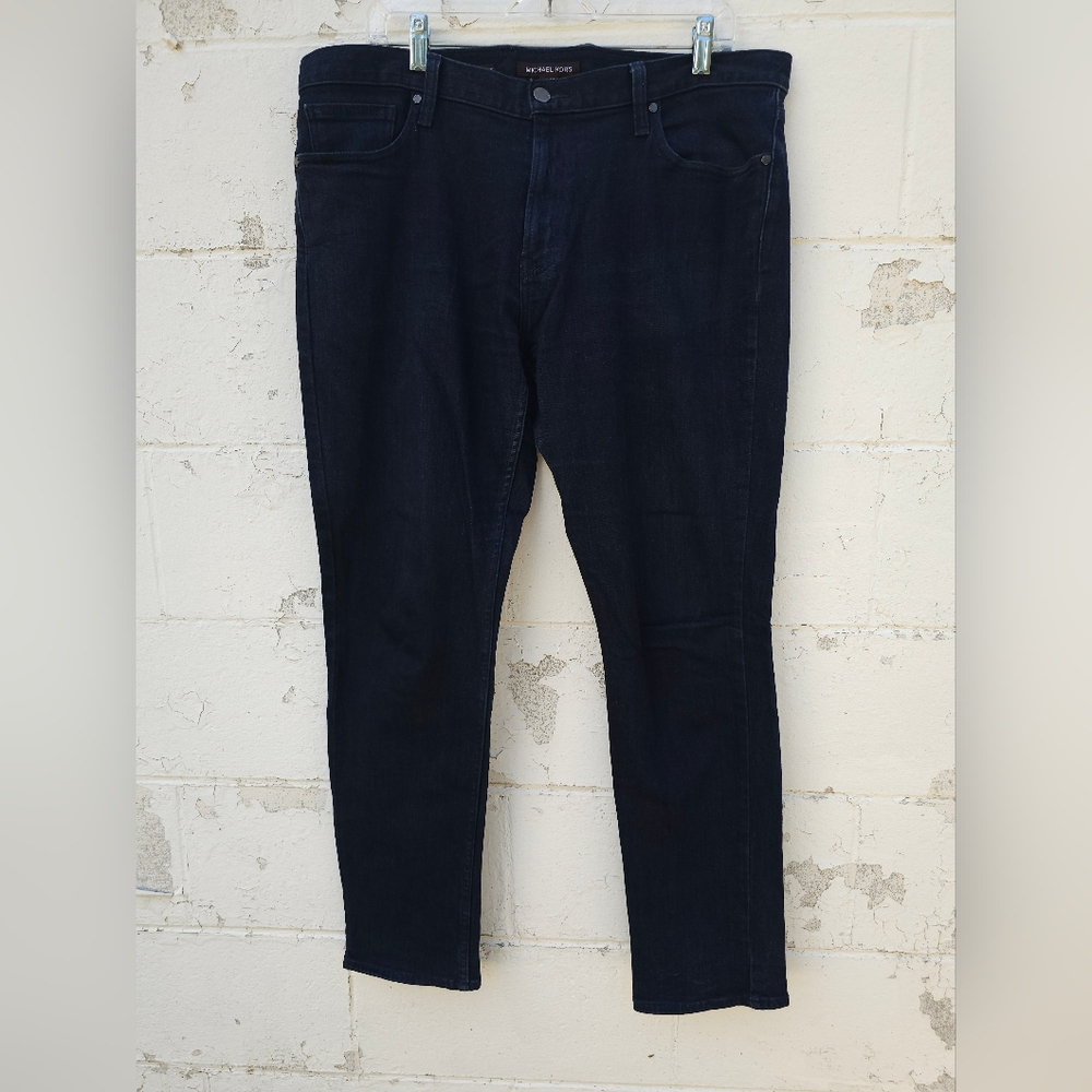 Michael kors jeans women's dark jeans 34/32 parker slim fit